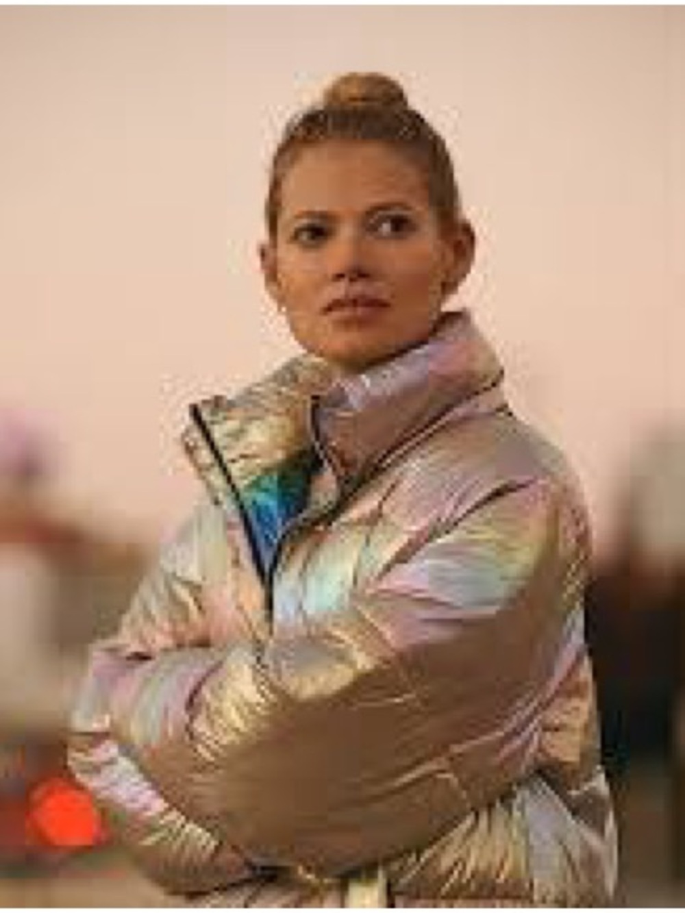 Scotch & Soda Iridescent Puffer Jacket sz M - Picture 12 of 12